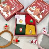  Set hộp quà 4 tất giáng sinh 