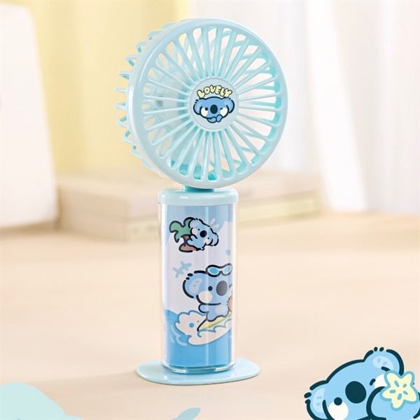  Quạt tay cầm hình thú dễ thương 500mAh 