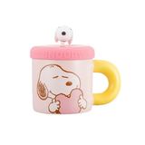  Cốc Snoopy nắp silicon 360ml 