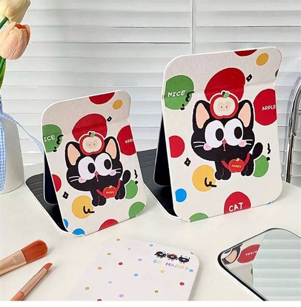  Gương gập mèo táo 