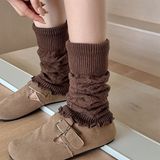  Tất ống đồng không bàn mix gân gập mép 