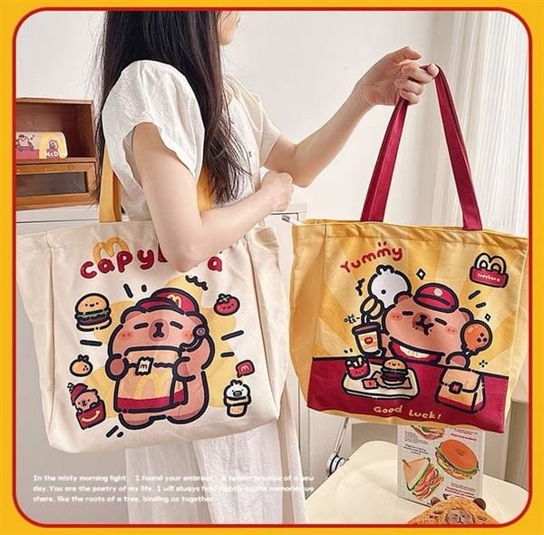  Túi tote Capybara McDonald's V2 