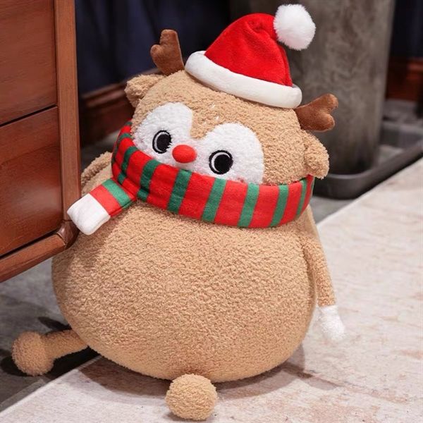  Gấu bông Giáng Sinh bụng tròn 40cm 