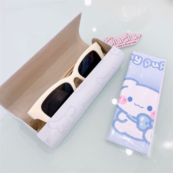  Hộp kính Cinnamoroll hộp tròn kèm khăn 