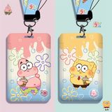  Đeo thẻ bọt biển Spongebob dây đeo cổ 
