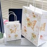  Túi quà quai giấy bướm hoa hướng dương 