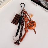  Móc khoá bánh nướng chocolate phụ kiện 