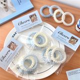  Set 4 chun lò xo Cheer xanh trắng 