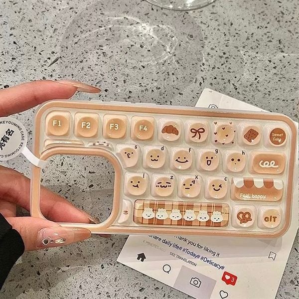  Ốp hình bàn phím emoji 