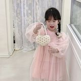  Túi ngọc trai mini trái tim 14cm 