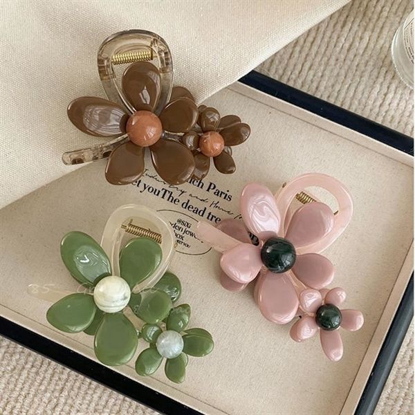  Kẹp càng cua 2 hoa to nhỏ 