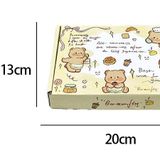  Hộp quà gập gấu bánh vàng 20x13x3cm 