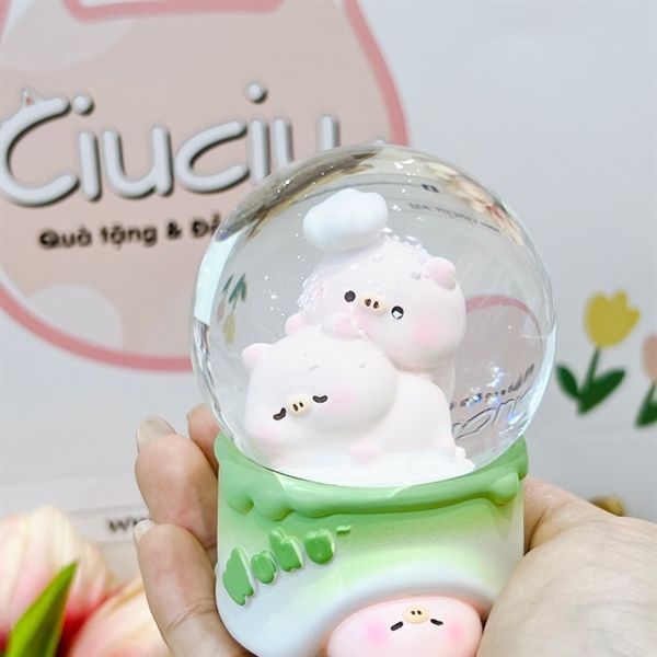  Quả cầu đèn heo 10cm 