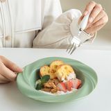  Đĩa tròn viền sóng xoáy 20,5cm 