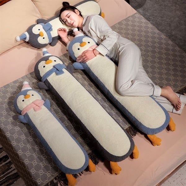  Cánh cụt bông quàng khăn dáng dài 