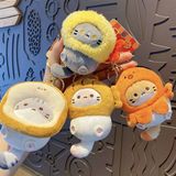  Móc khoá bông mèo mũ cosplay 
