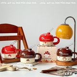  Cốc nấm Mushroom kèm ống hút 430ml 