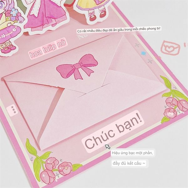  Set làm thiệp DIY nổi 3D MengYou 