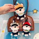  Móc khoá cún bông ong đốt 