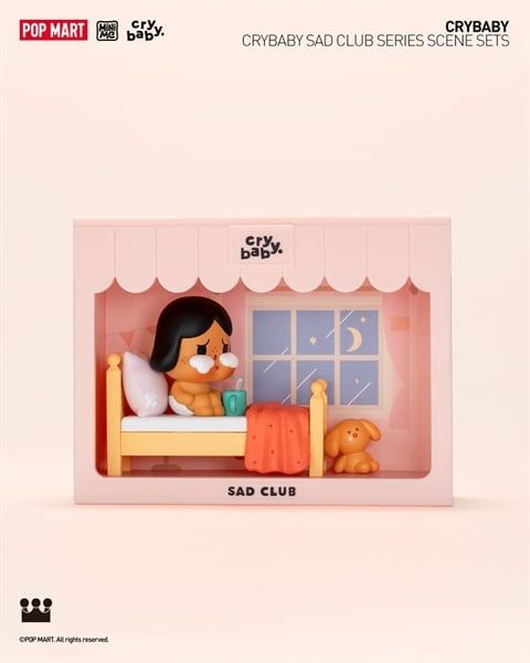  Blind box Crybaby Sad Club Scene Sets 