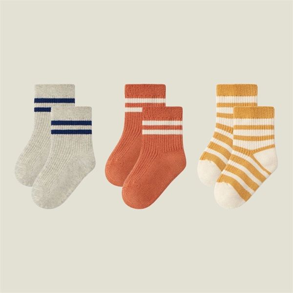  Set tất kid Mario kẻ ngang 3 đôi 