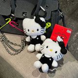  Móc khoá bông Hello Kitty quần yếm 