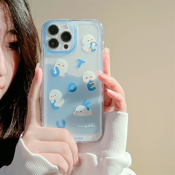  Ốp vịt chữ xanh 