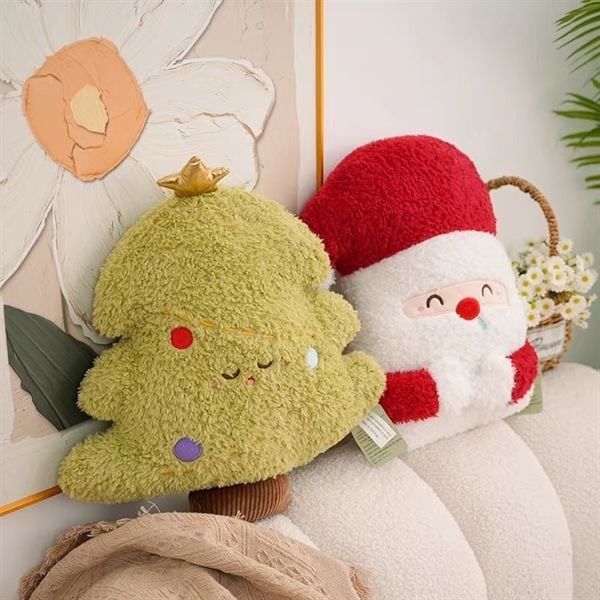  Gấu bông Giáng Sinh xù dẹt 