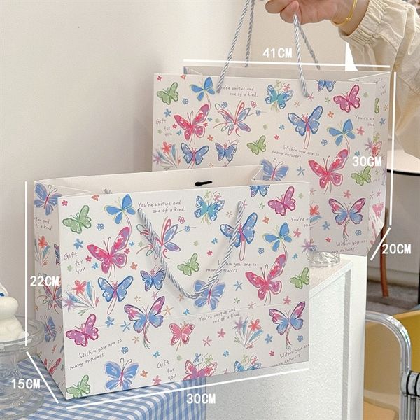  Túi quà bướm nhí màu sắc 