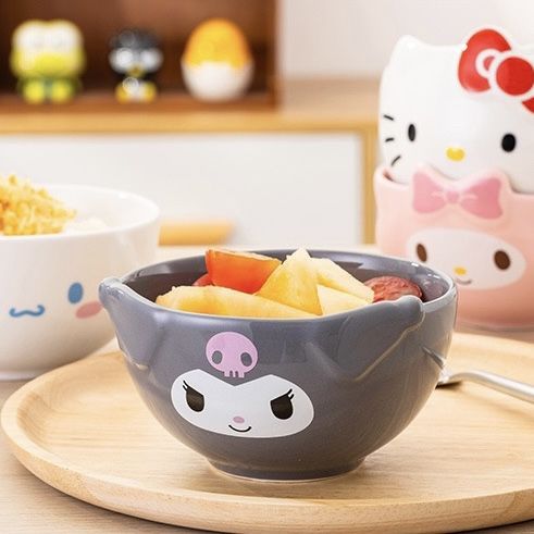  Bát sứ Kuromi 3D 12,6cm 