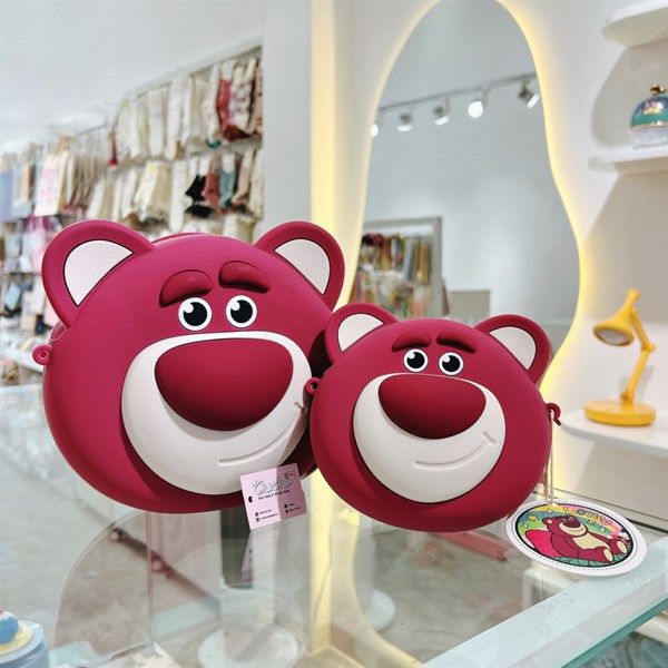  Túi silicon gấu Lotso tròn 