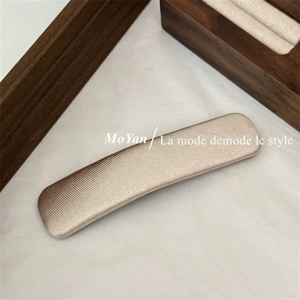  Kẹp tóc chữ nhật vải satin 