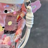  Cốc ống hút xoáy hoa 580ml 