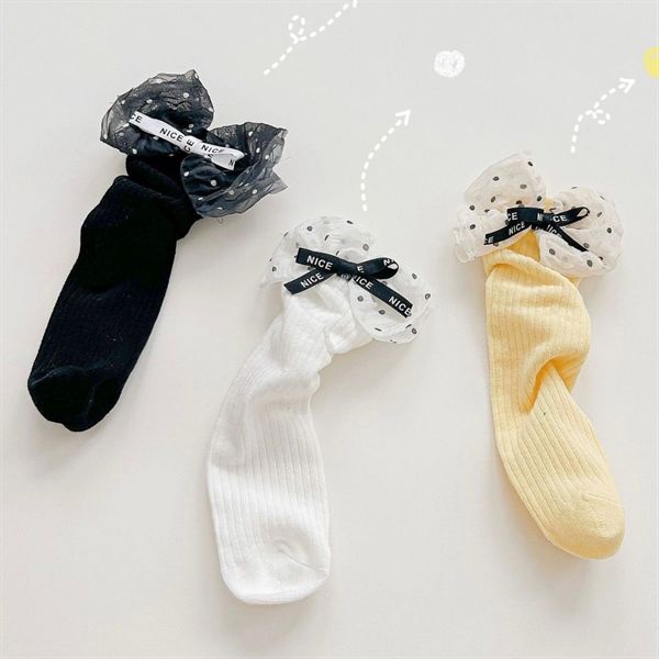  Tất nơ kép Nice Kid (Freesize >4 tuổi) 