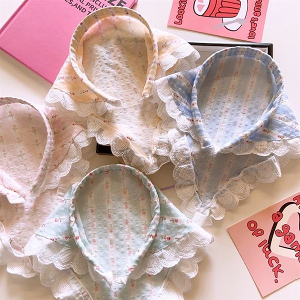  Bờm kèm khăn tam giác vintage 