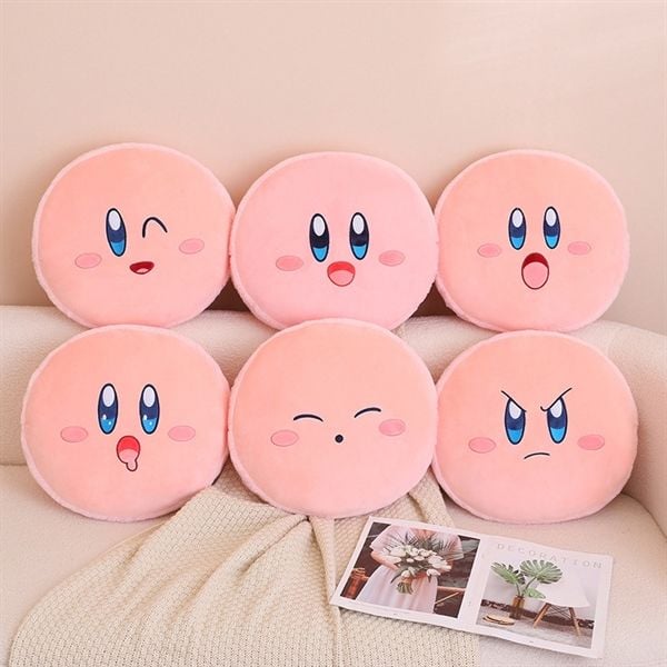  Gối bông Kirby tròn 40cm 