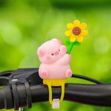  Thú ôm hướng dương kẹp tay cầm 