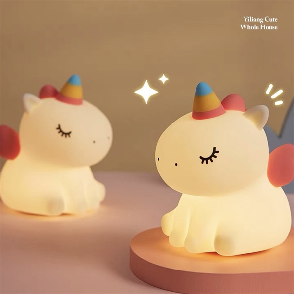 Lámpara de Noche Decorativa de Unicornio Kawaii - Lampara decorativa unicornio