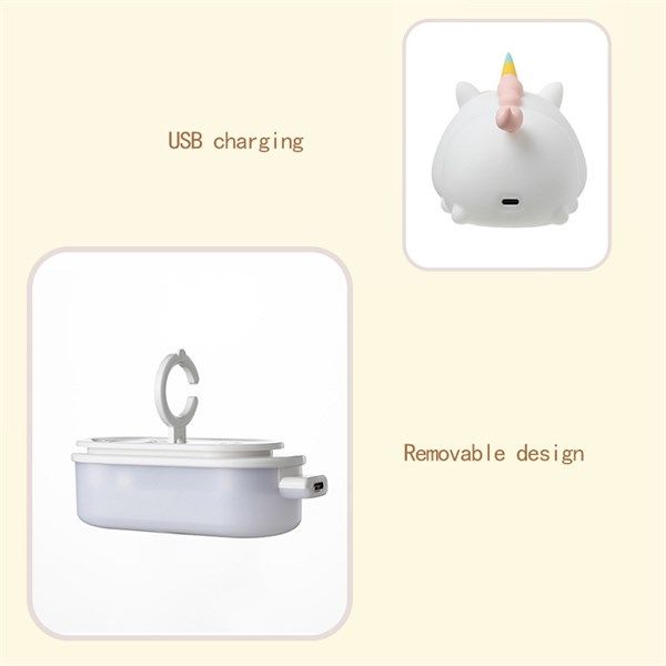  Đèn ngủ unicorn nằm ( remote ) 