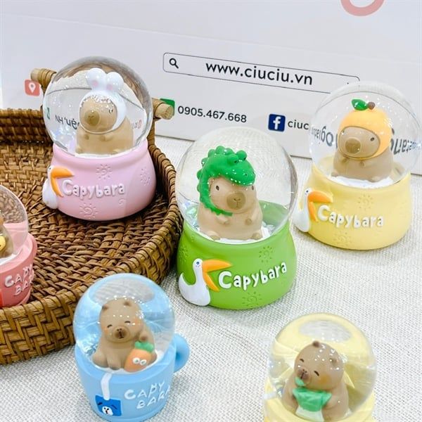 Quả cầu đèn Capybara 10cm 