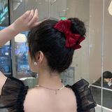  Kẹp càng cua nơ ánh nhũ 