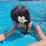  Kẹp hoa sứ xốp ombre vàng 