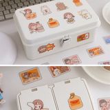  Sticker bé gái gấu & thỏ 