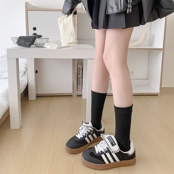  Tất DMS trơn cao cổ 