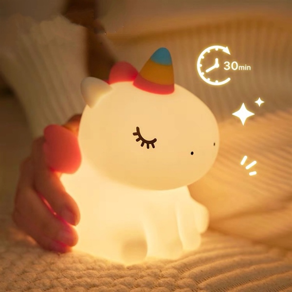 Lámpara de Noche Decorativa de Unicornio Kawaii - Lampara decorativa unicornio