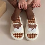  Dép bánh mì cún đế caro 