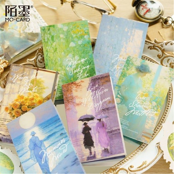  Sổ tranh mini decor MoCard 60 tờ 