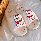  Dép cún quàng khăn đế chấm bi 