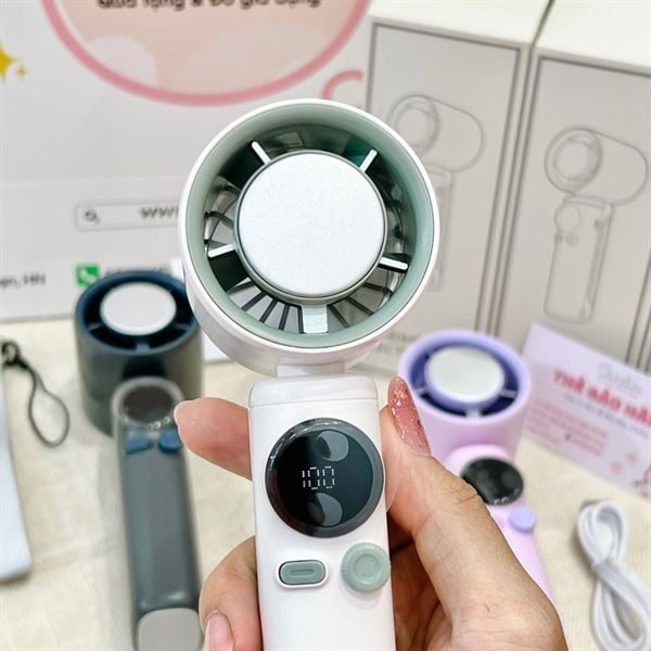  Quạt sò lạnh 100 nấc gió 3000mAh 