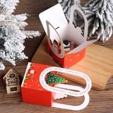  Hộp quà Giáng Sinh mini quai bầu dục dài 